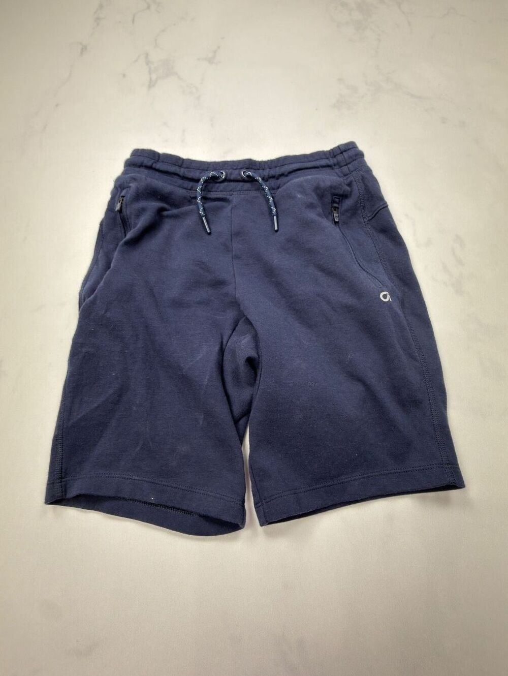 Gap Fit Tech Athletic Shorts Navy Modern Loose Fit - Boys XL Husky
